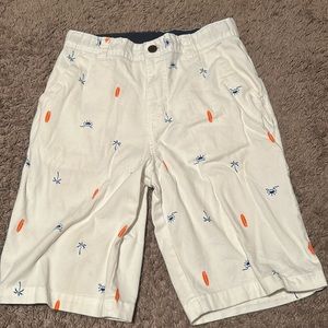 Wonder Nation White Beach Theme Shorts